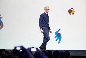 Tim Cook Forstjóri Apple í opnunarkynningu WWDC17